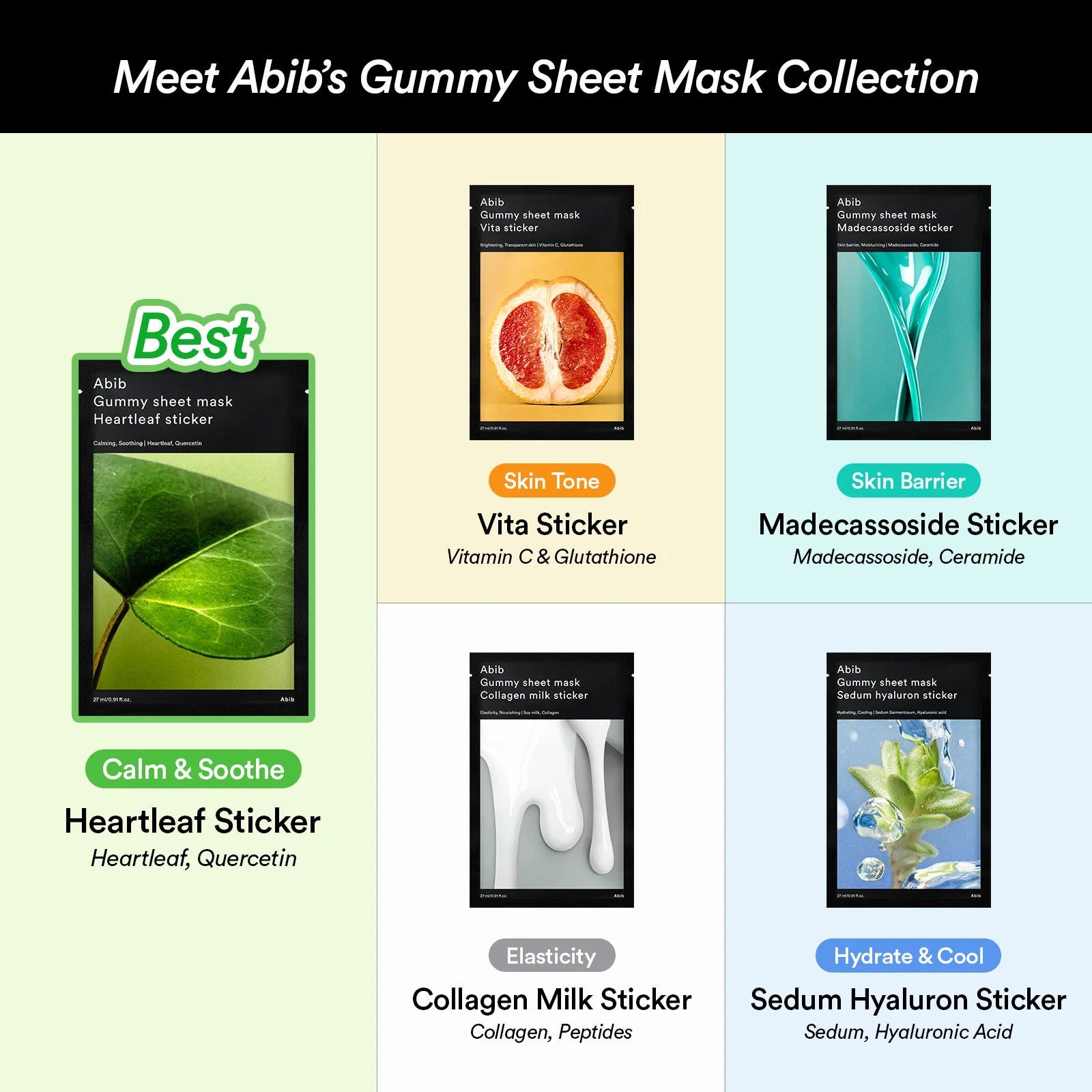 Abib Heartleaf Gummy Sheet Mask lifestyle 1 - Maison Masque