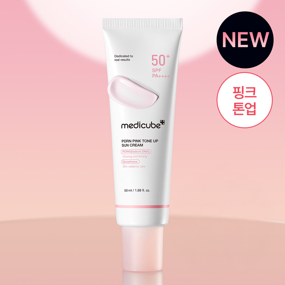 Medicube PDRN Pink Tone Up Sun Cream SPF50+ PA++++ - Maison Masque