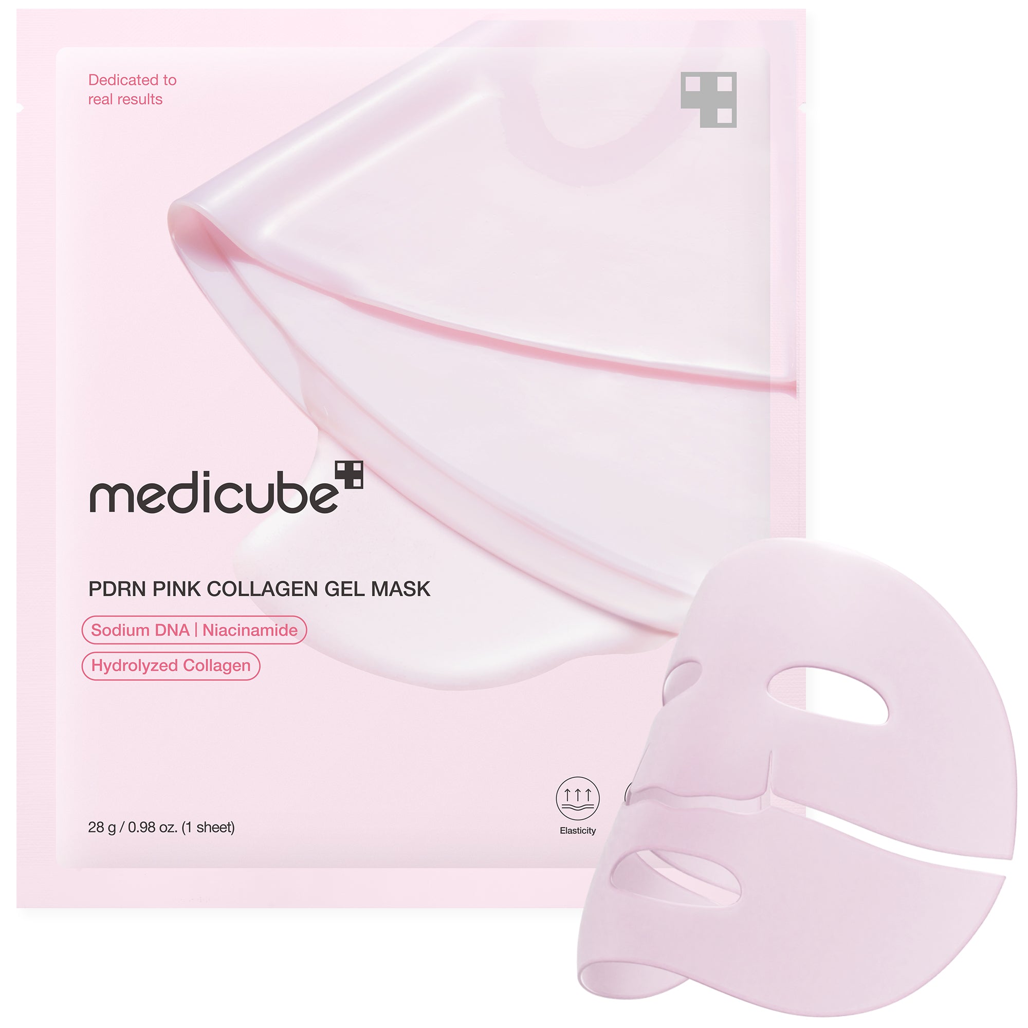 Medicube PDRN Pink Collagen Gel Mask - Korean Sheet Mask - Maison Masque